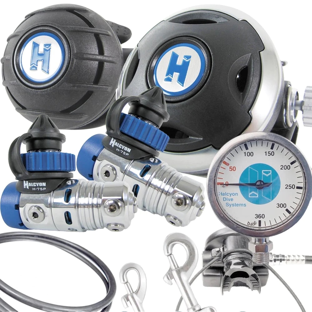 Halcyon DIR Twinset Regulator Set 1