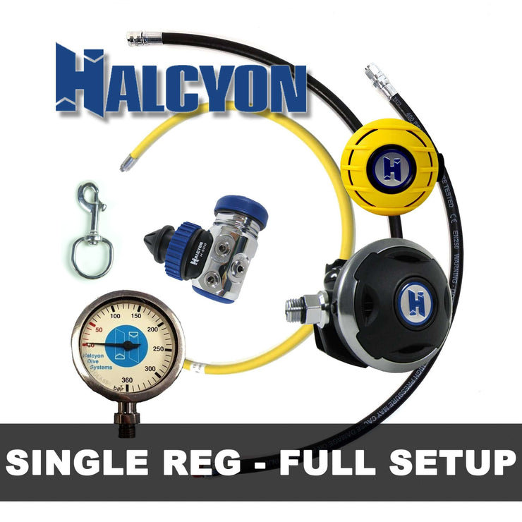 Halcyon H-50D Single Tank Regulator Set 1